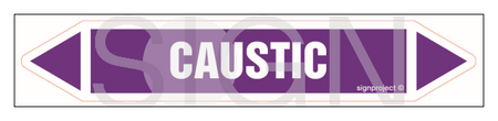 JF062 Caustic - sheet of 5 stickers