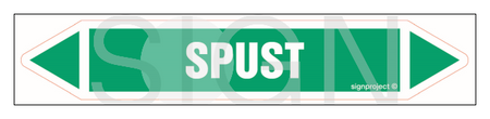 JF429 SPUST - arkusz 5 naklejek