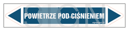 JF341 POWIETRZE POD CIŚNIENIEM - arkusz 5 naklejek