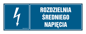 HH043 Rozdzielnia średniego napięcia - arkusz 8 naklejek - arkusz 8 naklejek