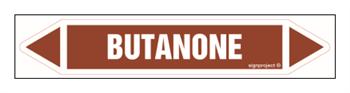 JF054 Butanone - arkusz 5 naklejek