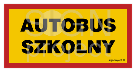 SA049 Autobus szkolny