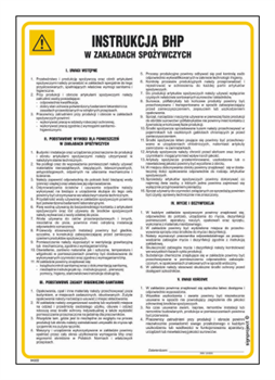 IAG22 Health and safety instructions in food plants