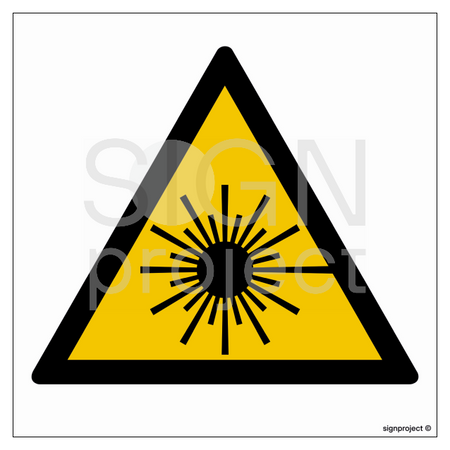 KB001 Attention! Laser radiation