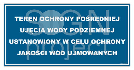 JD037 Teren ochrony pośredniej ujecia wody podziemnej