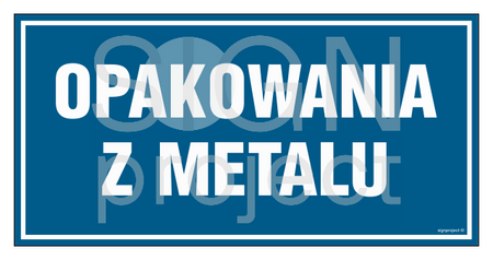 PA537 Opakowania z metalu
