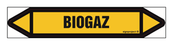 JF044 BIOGAS - sheet of 2 stickers