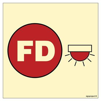 FA006 Space protected by automatic fire alarm