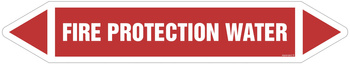JF158 Fire protection water - sheet of 4 stickers