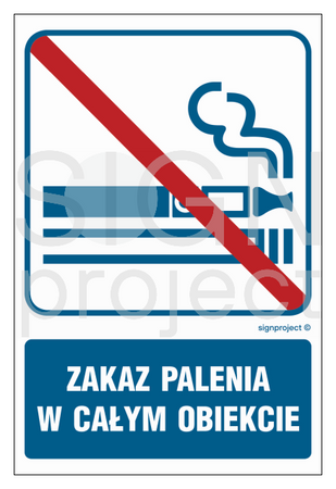 RB037 Zakaz palenia w całym obiekcie