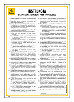 IAB02 Instrukcja bezpiecznej obsługi piły tarczowej