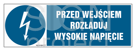 HF007 Przed wejściem rozładuj wysokie napięcie