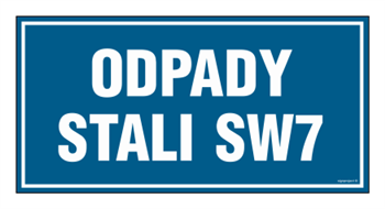 PA532 Odpady stali SW7 - arkusz 6 naklejek