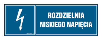 HH033 Rozdzielnia niskiego napięcia - arkusz 8 naklejek