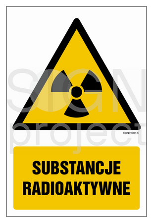 GF011 Substancje radioaktywne - opakowanie 10 sztuk