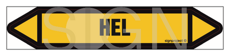 JF203 HEL - sheet of 5 stickers