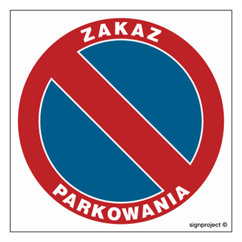 SA009 Zakaz parkowania