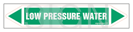 JF259 LOW PRESSURE WATER - arkusz 5 naklejek