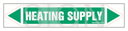 JF200 HEATING SUPPLY - sheet of 5 stickers