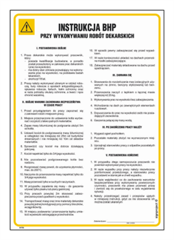 IAF06 Health and safety instructions for roofing works