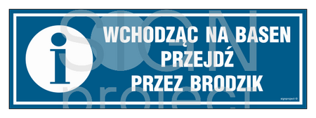 PA545 Wchodząc na basen przejdź przez brodzik