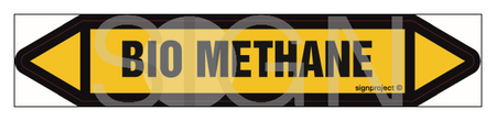 JF043 Bio methane - arkusz 4 naklejek