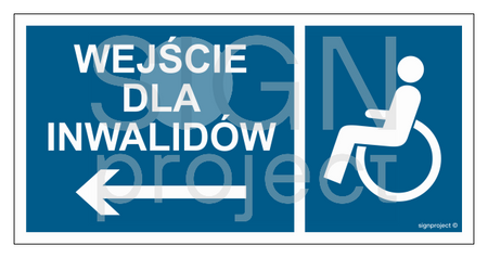 NC114 Wejście dla inwalidów w lewo