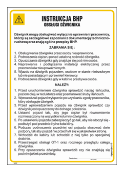 IAE02 Occupational health and safety manual for the hoist