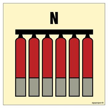 FE077 Fixed Nitrogen fire extinguishing battery