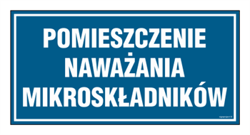 PA543 Pomieszczenie naważania mikroskładników