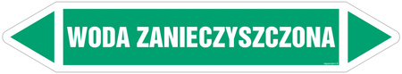 JF506 WODA ZANIECZYSZCZONA - arkusz 5 naklejek