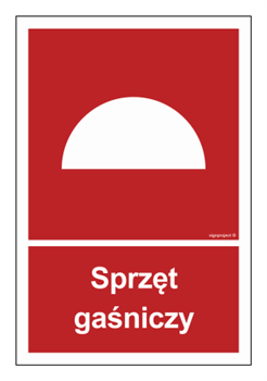 BC005 Sprzęt gaśniczy - arkusz 9 naklejek