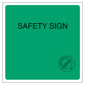 AC502 Safety sign