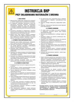 IAB12 Instrukcja BHP przy składowaniu materiałów z drewna