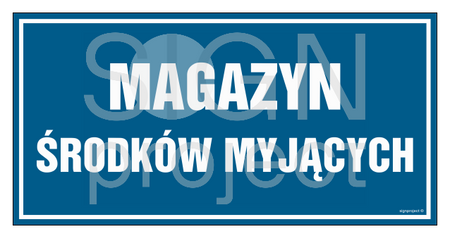 PA527 Magazyn Środków myjących - arkusz 6 naklejek