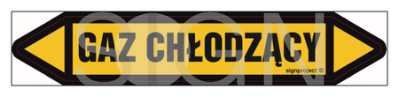 JF181 COOLING GAS - sheet of 5 stickers