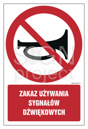 GC021 Zakaz używania sygnałów dźwiękowych