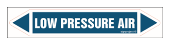 JF256 LOW PRESSURE AIR - sheet of 5 stickers