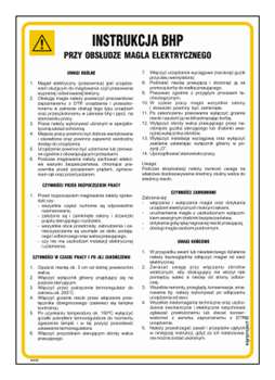 IAA33 Health and safety instructions for the operation of the electric ironer