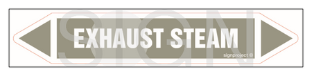 JF151 Exhaust steam - sheet of 5 stickers