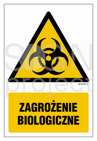 GF037 Zagrożenie biologiczne - opakowanie 10 sztuk