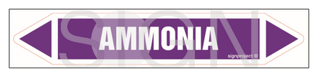 JF022 Ammonia - sheet of 2 stickers