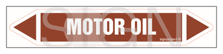 JF276 MOTOR OIL - sheet of 2 stickers
