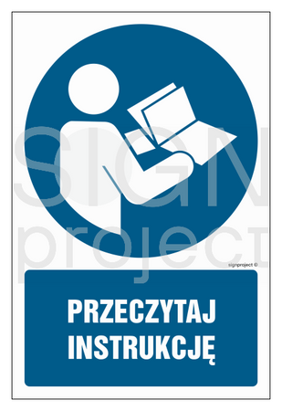 GL049 Przeczytaj instrukcję - opakowanie 10 sztuk