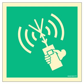 FB041 Survival craft portable radio w/o text