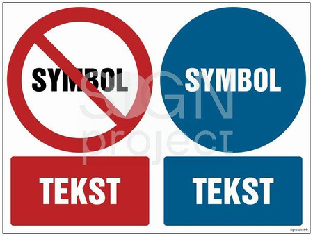 Znak na zamówienie Wzór E-004