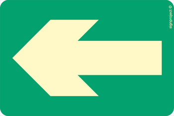 EB003 Direction to emergency exit - pack of 10