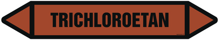 JF455 TRICHLOROETHANE - sheet of 5 stickers
