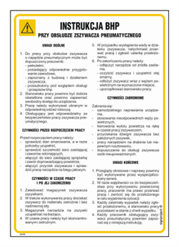 IAA35 Safety instructions for using the pneumatic stapler