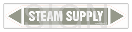 JF436 STEAM SUPPLY - sheet of 2 stickers